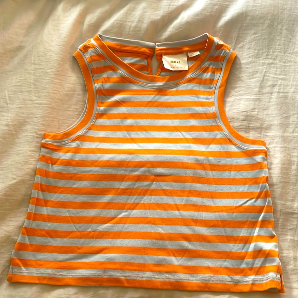 Anthropologie striped tank size S (runs large)